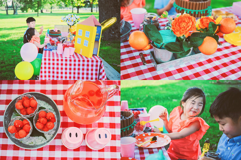 a peppa pig birthday party! more photos in the GREY MOSS journal! https://greymoss.com/kate-turns-four-a-peppa-pig-party