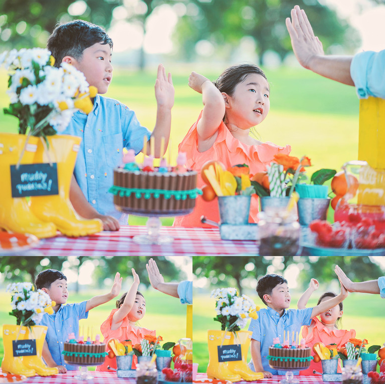 a peppa pig birthday party! more photos in the GREY MOSS journal! https://greymoss.com/kate-turns-four-a-peppa-pig-party