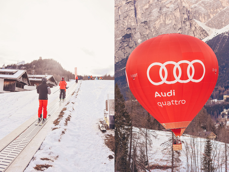 weekend ski trip to cortina d’ampezzo, ITALY! more photos in the journal! https://greymoss.com/cortina-italy-brilliant-morning-skiing