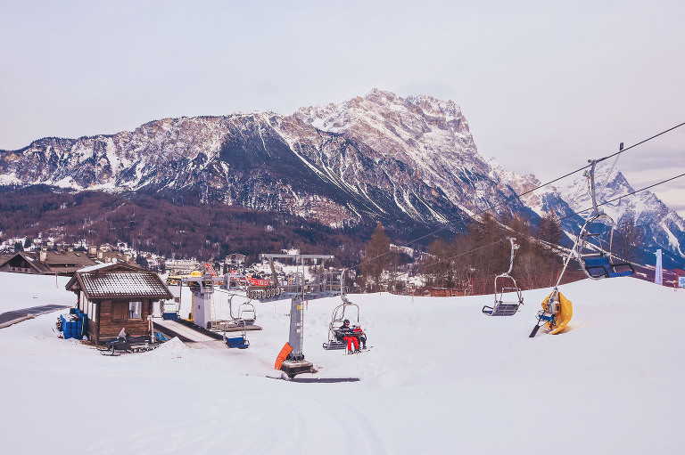 weekend ski trip to cortina d’ampezzo, ITALY! more photos in the journal! https://greymoss.com/cortina-italy-brilliant-morning-skiing