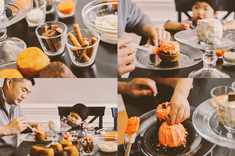 make these fun + easy pumpkin muffins! more photos in the GREY MOSS journal! https://greymoss.com/glittery-pumpkin-muffins