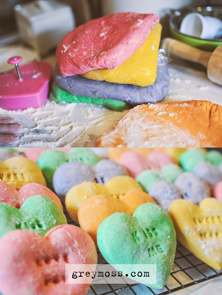 GREY MOSS : valentine conversation heart cookies! more photos in the journal! https://greymoss.com/valentine-conversation-heart-cookies/