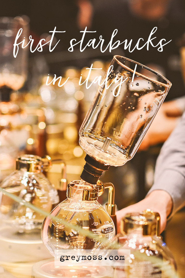 STARBUCKS finally arrives in italy! more photos in the grey moss journal! https://greymoss.com/first-starbucks-in-italy