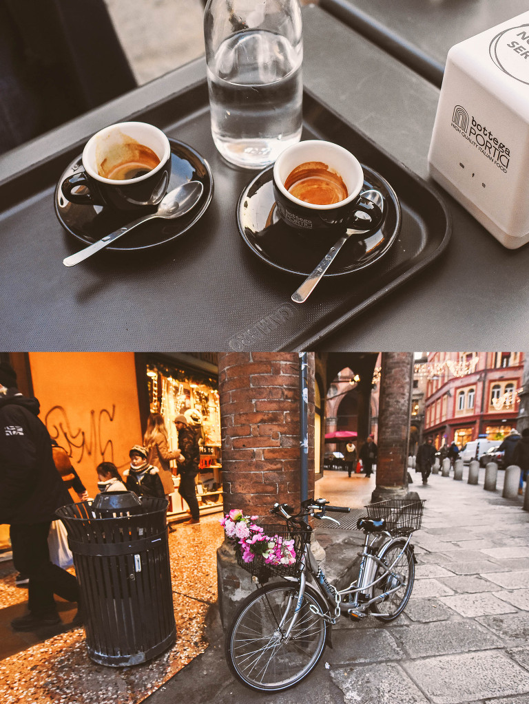 Eating bolognese pasta + visiting charming canals in Bologna, Italy! More photos: https://greymoss.com/bolognese-pasta-canals-in-bologna-italy/