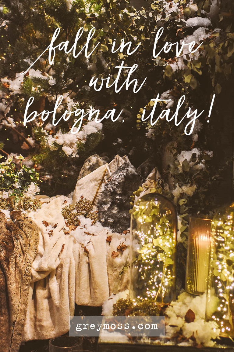 Eating bolognese pasta + visiting charming canals in Bologna, Italy! More photos: https://greymoss.com/bolognese-pasta-canals-in-bologna-italy/
