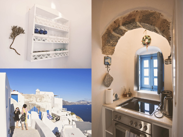 sunset dinner in santorini, greece! more photos in the journal: https://greymoss.com/santorini-greece-arrival-spectacular-sunset/ 