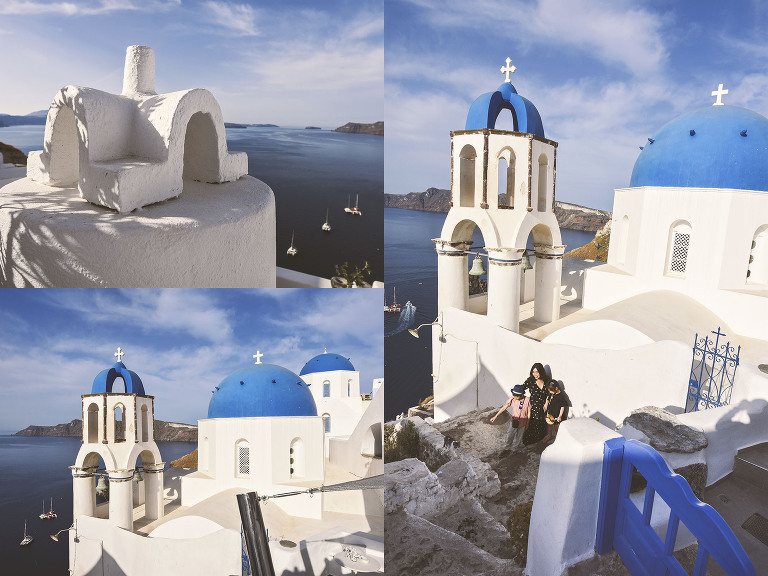 sunset dinner in santorini, greece! more photos in the journal: https://greymoss.com/santorini-greece-arrival-spectacular-sunset/ 