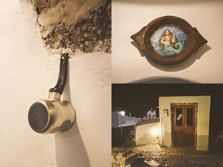 sunset dinner in santorini, greece! more photos in the journal: https://greymoss.com/santorini-greece-arrival-spectacular-sunset/ 