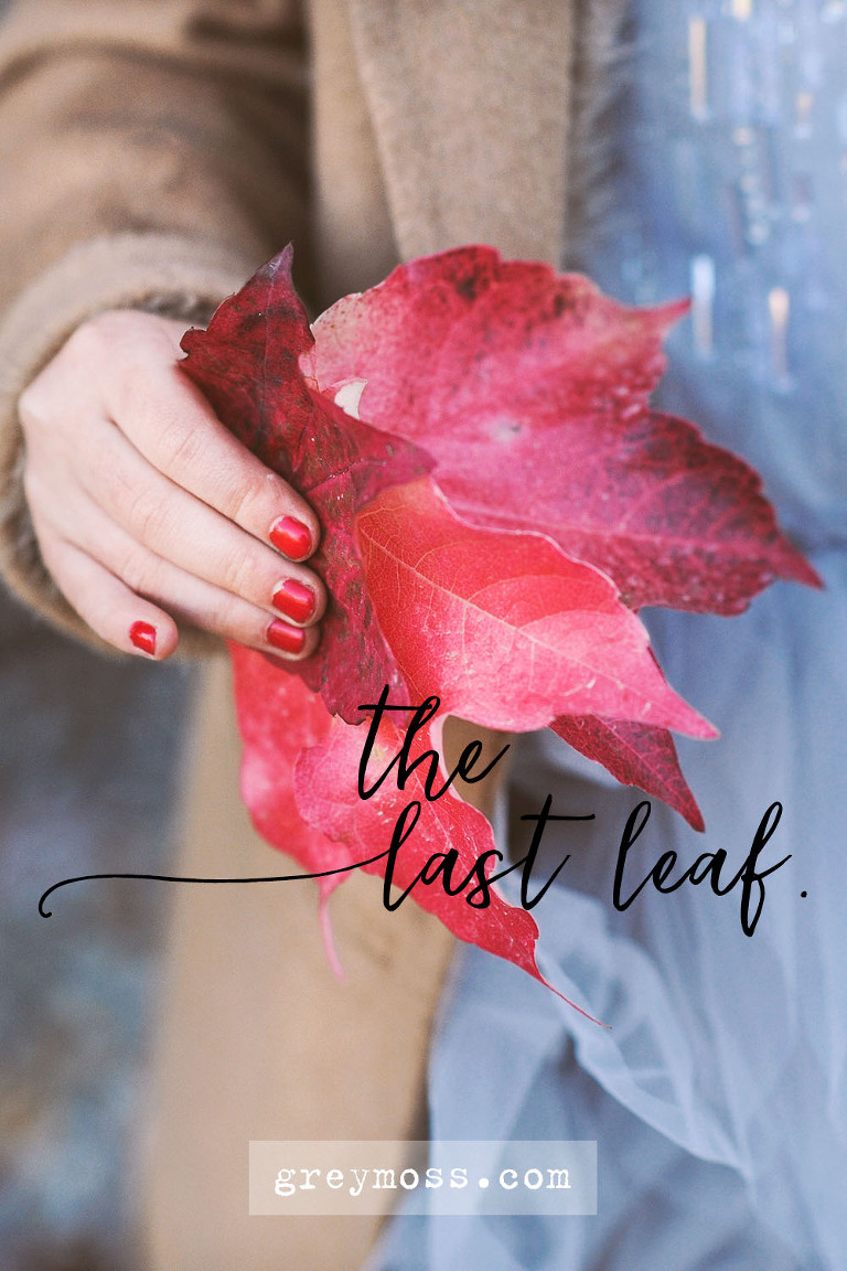 the last leaf by o'henry: read this story at the greymoss.com