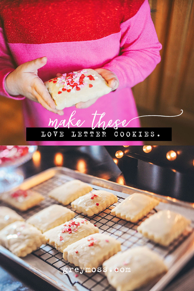 Valentine Love Letter Cookies!