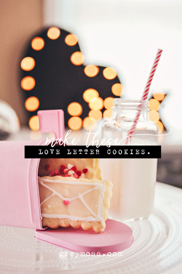 Valentine Love Letter Cookies!