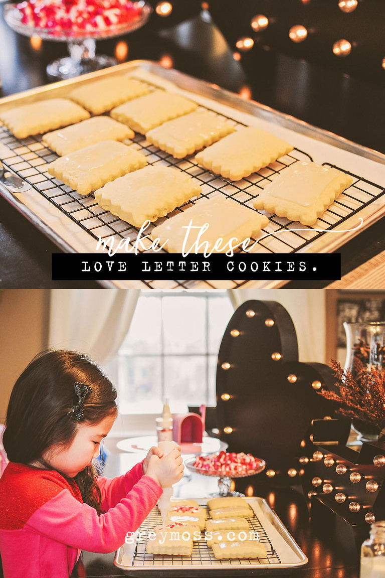Valentine Love Letter Cookies!